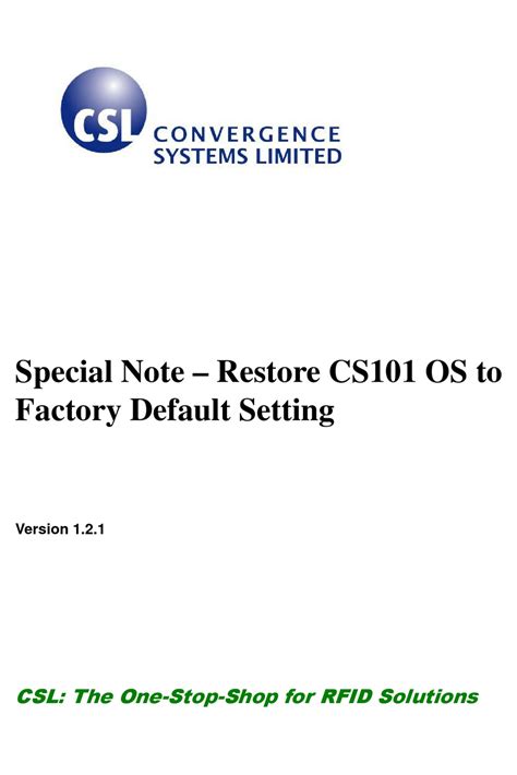 CSL CS101